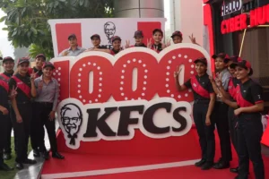 KFC reaches 1,000 outlets in India