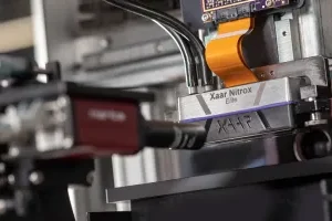 dp polar 3D printer features XAAR printheads