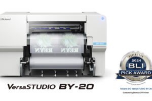 Roland VersaSTUDIO BY-20 becomes first DTF printer to earn BLI 2024 Pick Award