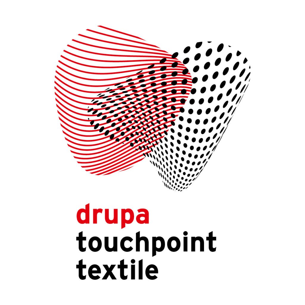 drupa touchpoint textile Logo rgb credits Messe Duesseldorf