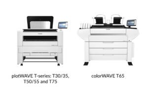 Canon launches colorWAVE T-Series and plotWAVE T-Series printers
