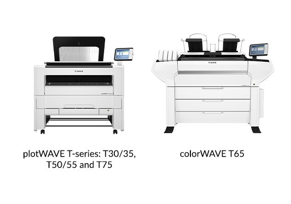 Read more about the article Canon launches colorWAVE T-Series and plotWAVE T-Series printers