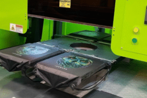 Inkcups XJET Switch for direct-to-bag UV printing