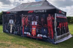 UFABRIK textile specified for British F1 Grand Prix