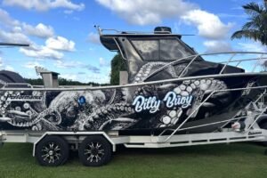 Avery Dennison MPI 1105 used in stand-out marine wrap