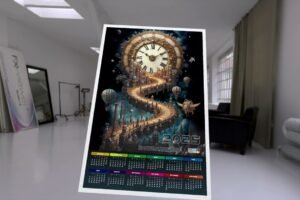 2025 Color-Logic Calendar for embellishments available for free download