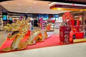 Art & Soul installation at Sydney airport to celebrate Chinese New Year