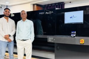 Central India’s first EFI Pro 32r+ printer installed at Jabalpur’s SS Communications