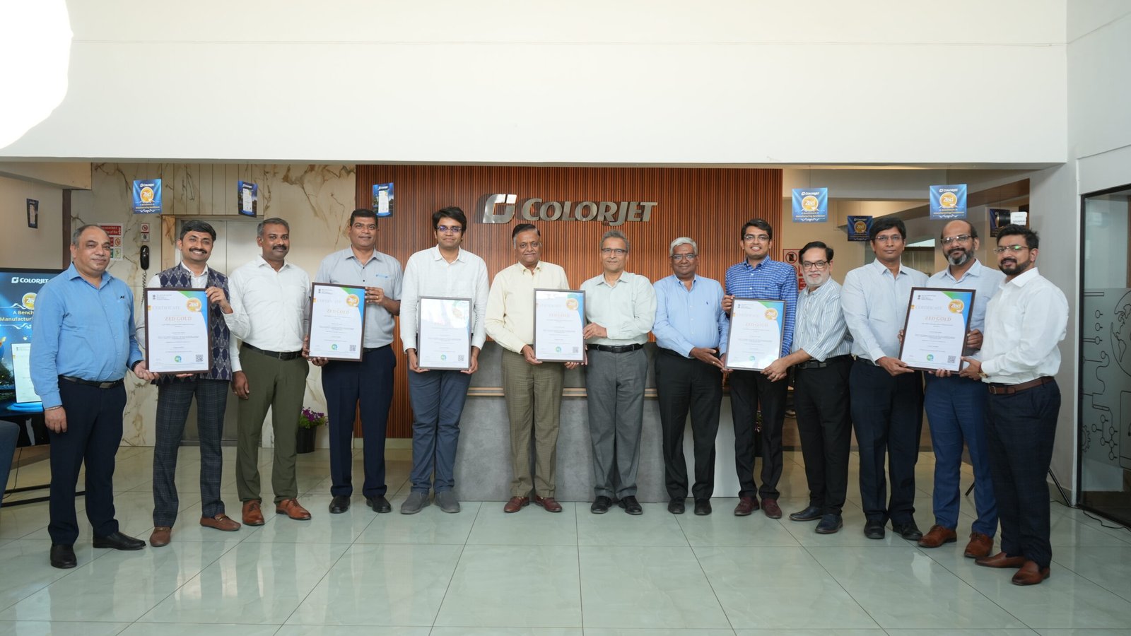 Read more about the article ColorJet achieves ZED Gold Certification under MSME’s sustainability programme