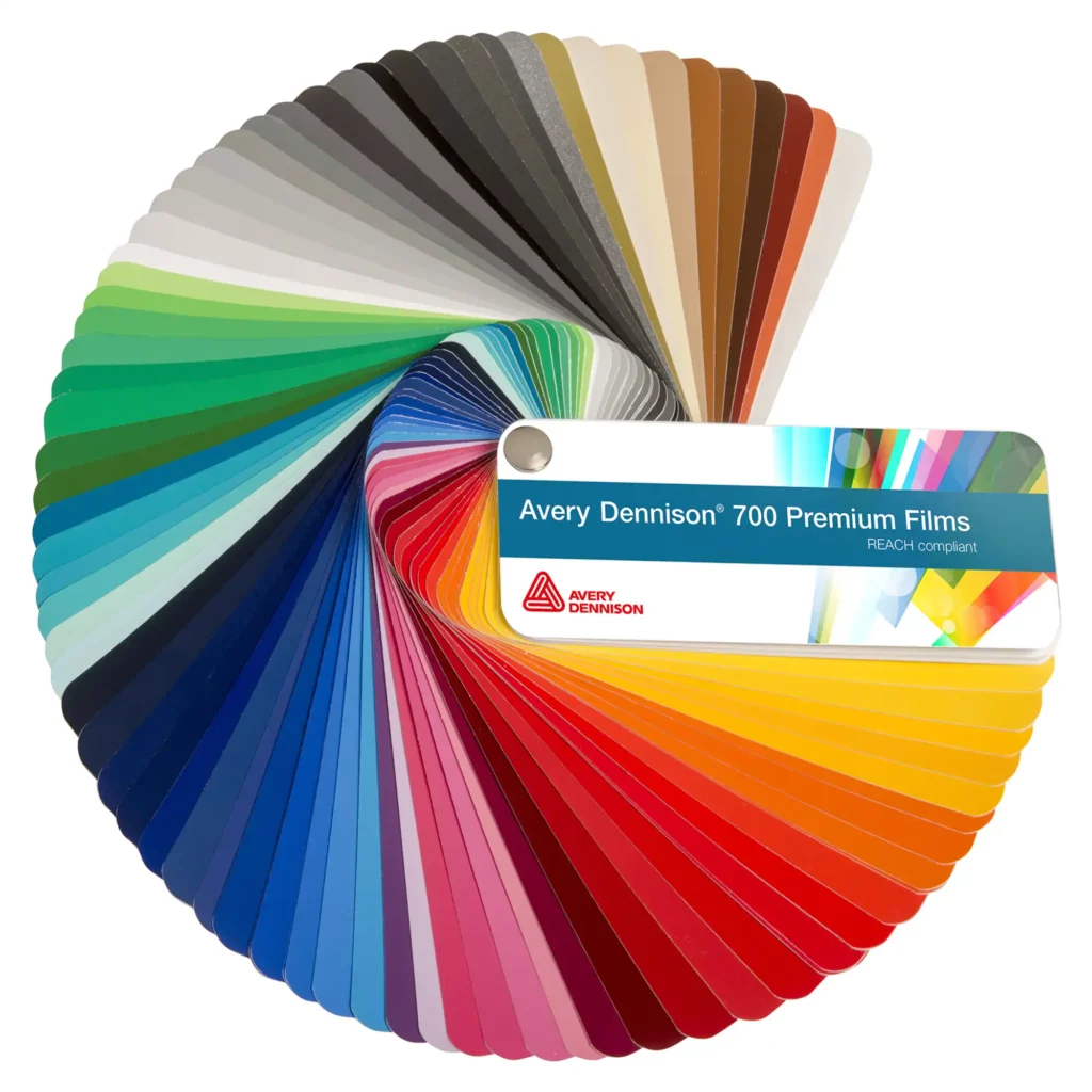 avery dennison 700 pf colour sign vinyls swatch fanout 2000px