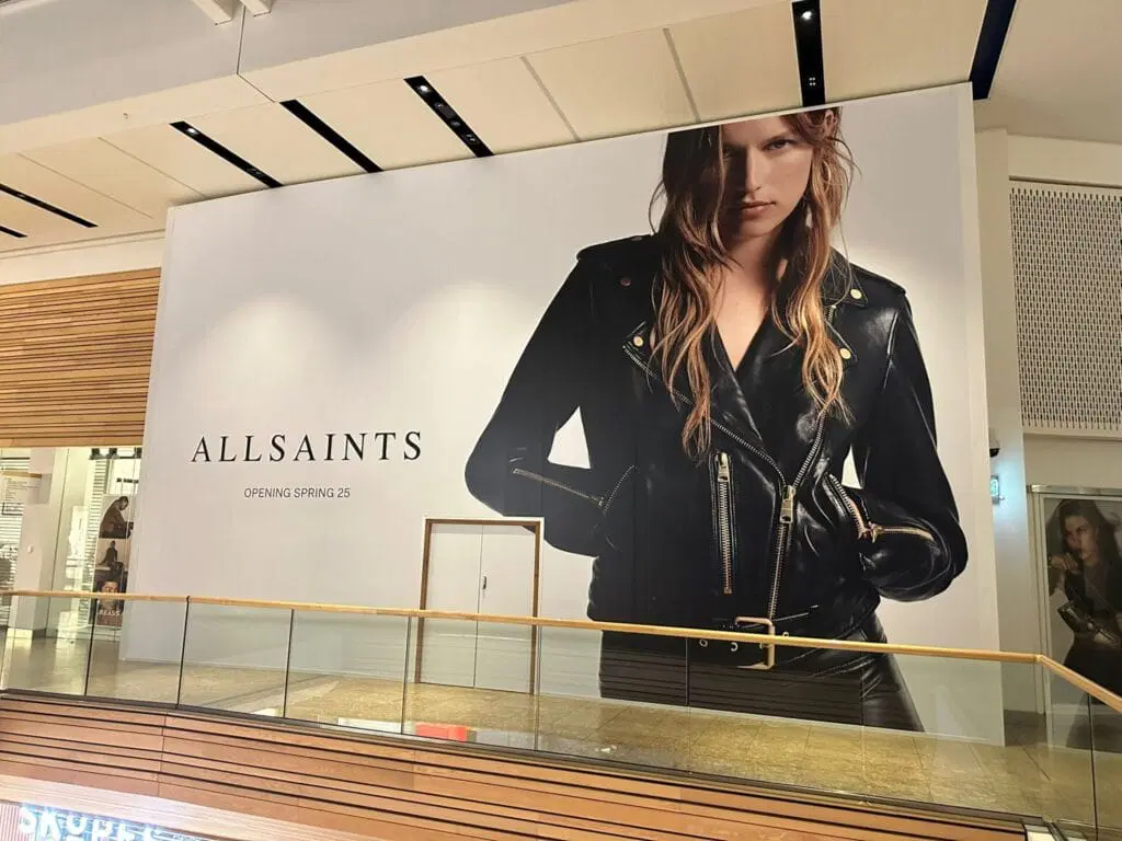 Read more about the article Drytac Polar Smooth Air chosen for creating stunning graphics of AllSaints stores