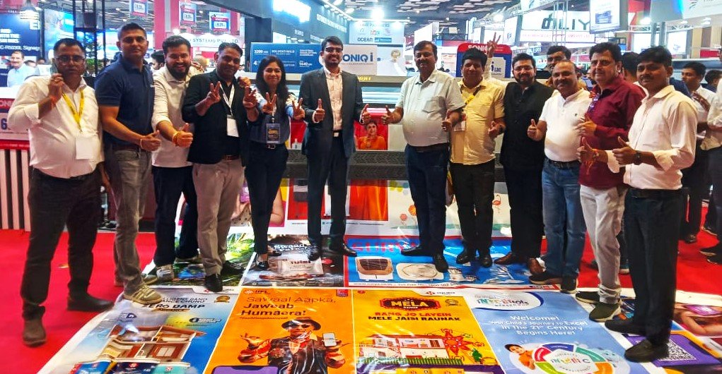 Read more about the article ColorJet sets landmark with 150 plus SONIQi bookings at Sign India 2025 New Delhi