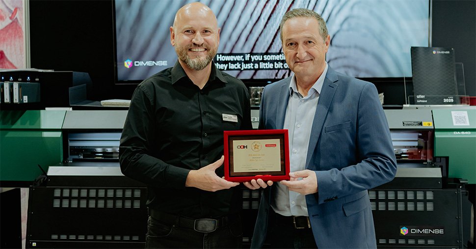 Read more about the article Roland DG DIMENSE DA-640 honoured with gold accolade