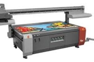 Fluid Color RF84 HG flatbed printer designed for diverse applications