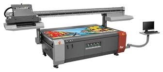 You are currently viewing Fluid Color RF84 HG flatbed printer designed for diverse applications