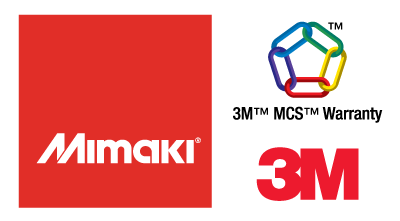 Mimaki printers and inks approved for 3M™ MCS™ Warranty Program