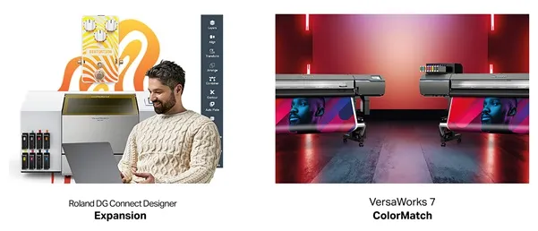 image roland dg connect designer expansion and versaworks colormatch